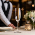 Kwarx Glass Champagne Flutes 190ml for Elegant Serving (Pack of 24)