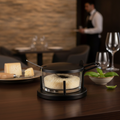 Stainless Steel and Glass Cheese Dish 0.18L for Italian Dishes