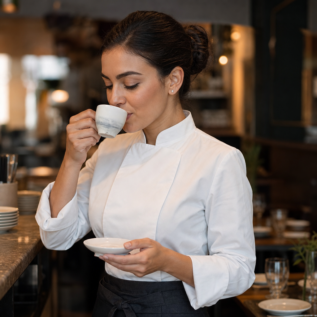 China Espresso Cup 99ml with Semi-Matte Glaze for Professional Use (Pack of 12)
