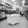Wheeled Food Storage Container 70-90L for Food Preparation