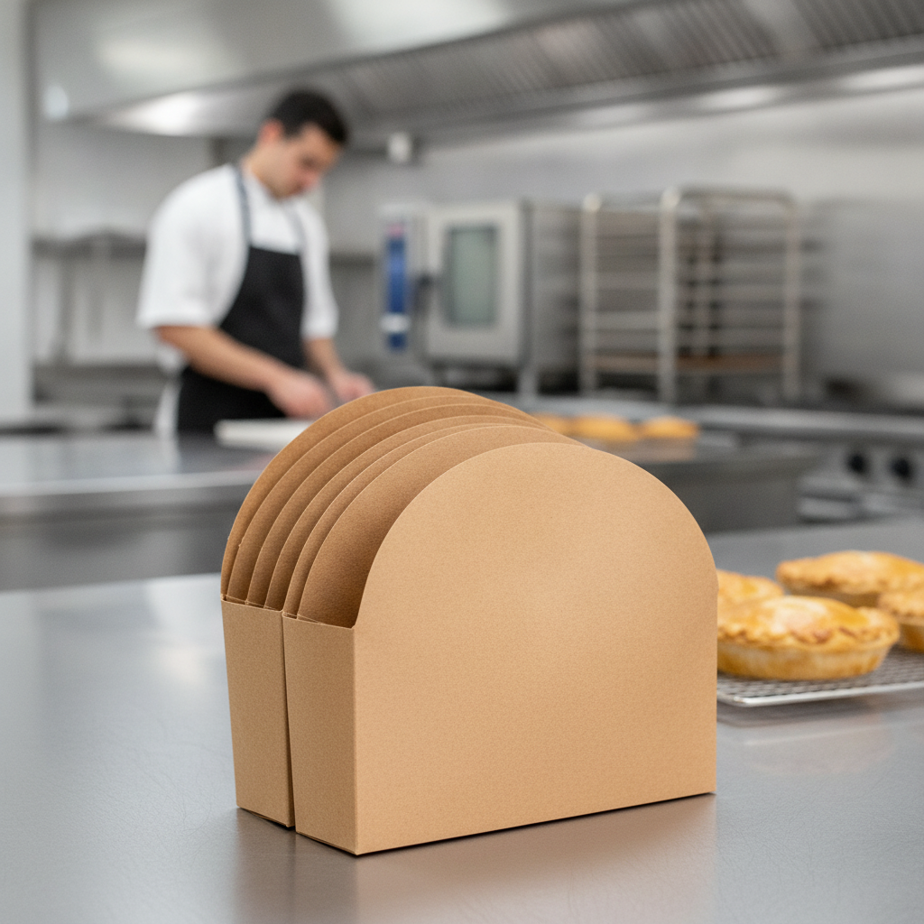 Paperboard Compostable Pie Sleeves for Food Vendors (Pack of 660)
