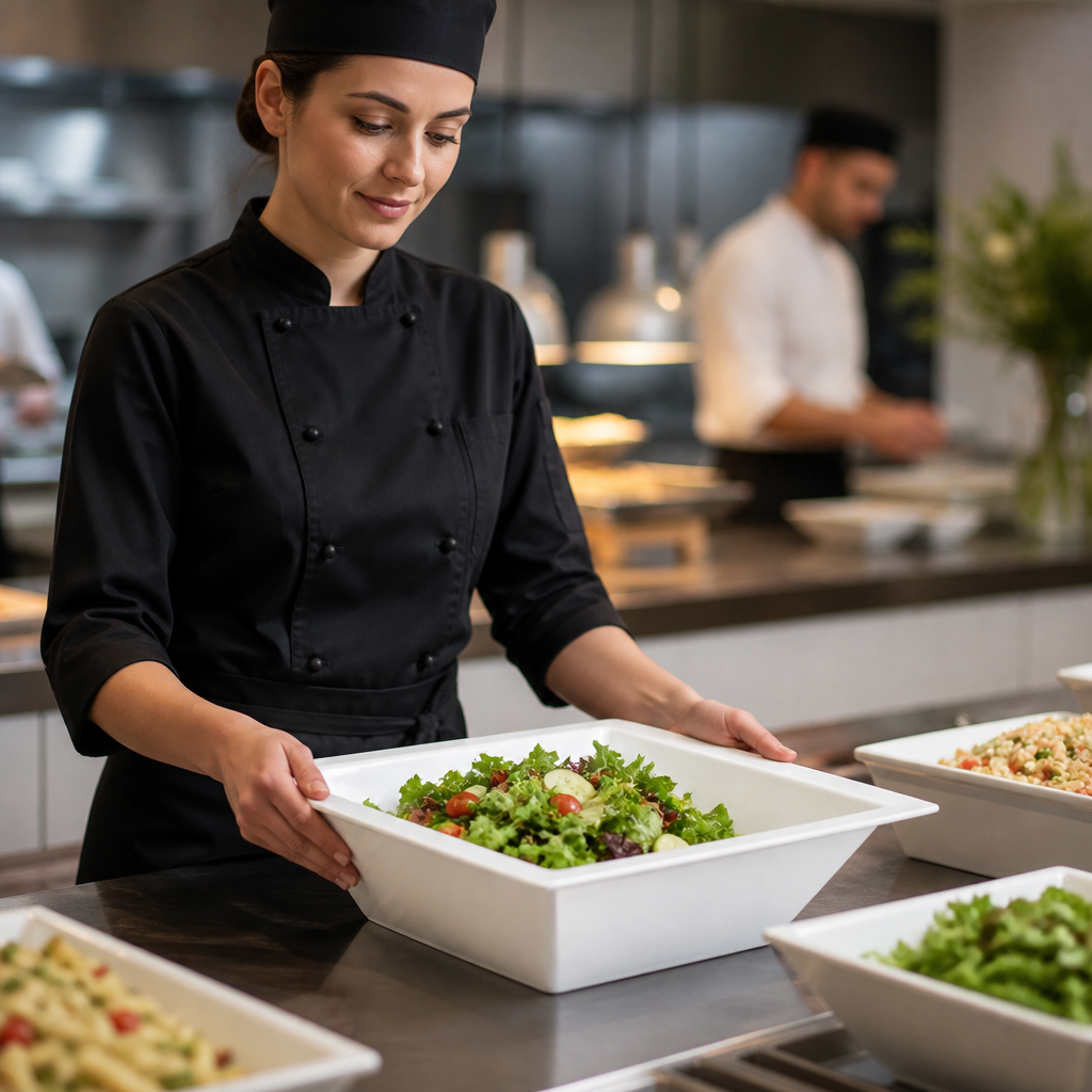 Angled Dover Bowl 5L Melamine for Catering & Hospitality