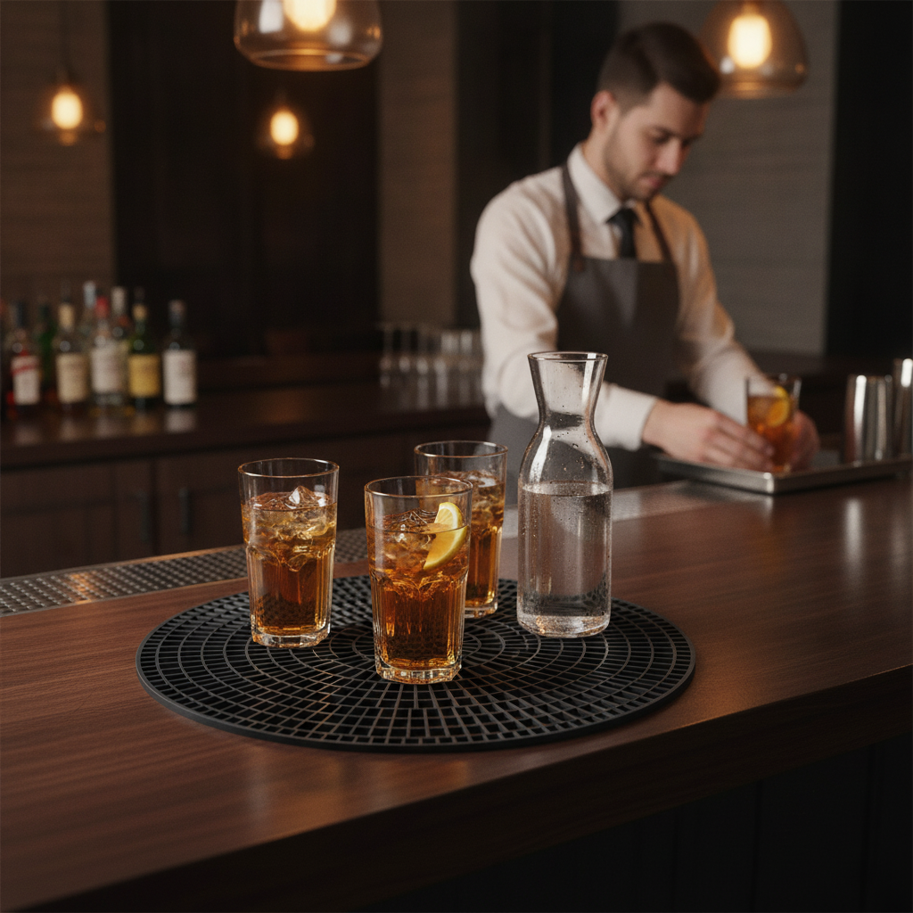 Plastic Non-Slip Mat 310mm for Safe Transport of Drinks