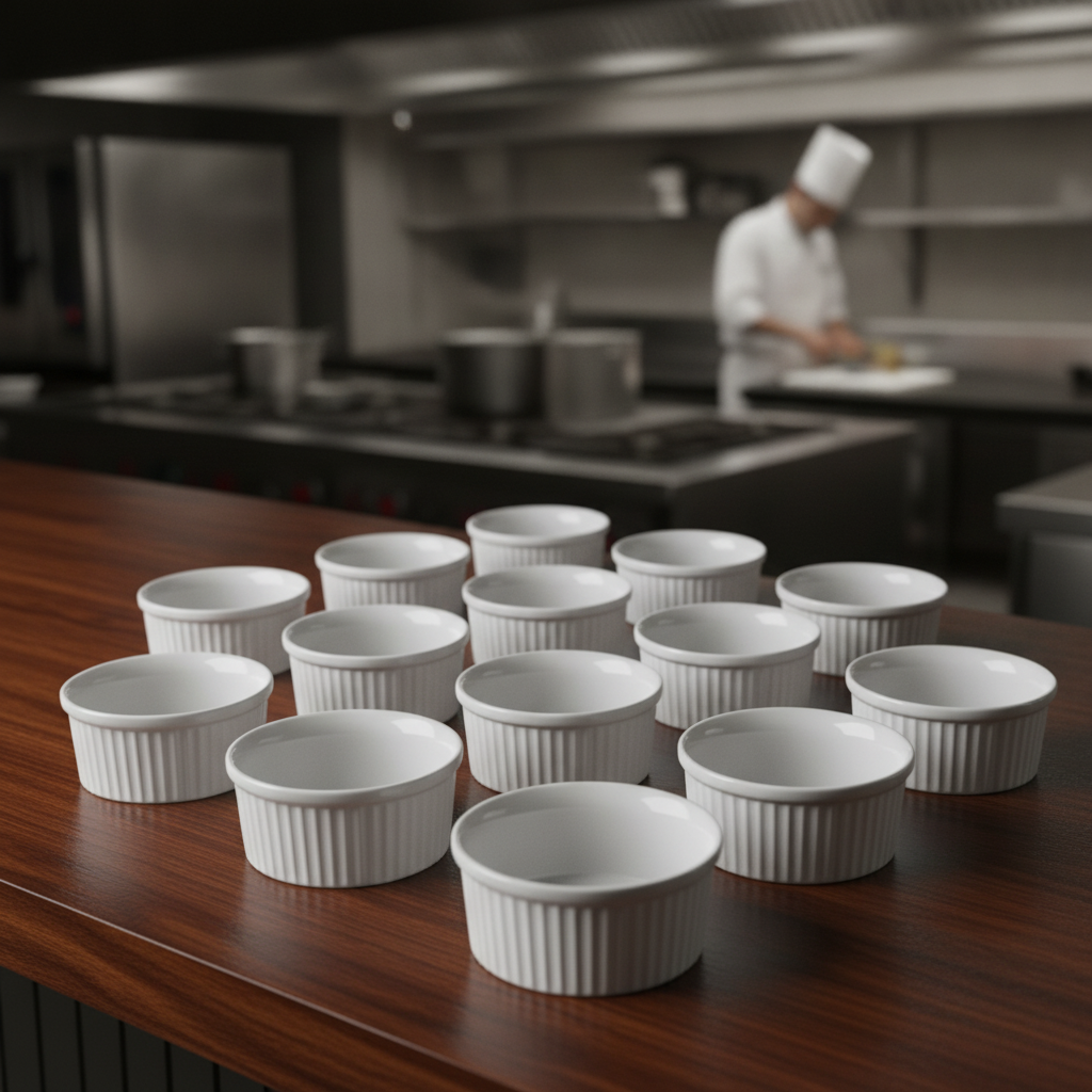 Porcelain Ramekins 78ml for Contemporary Restaurants (Pack of 12)