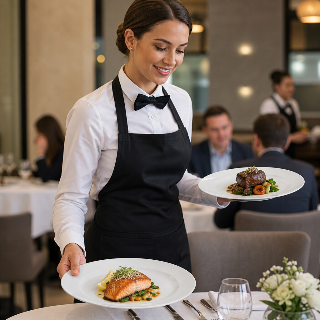 Plates 270mm Porcelain for Restaurants & Catering (Pack of 12)