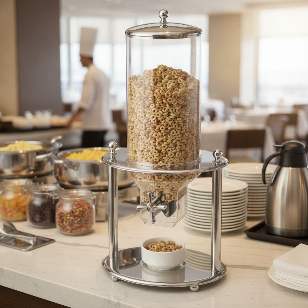 Metal Cereal Dispenser 11L for Buffet Displays