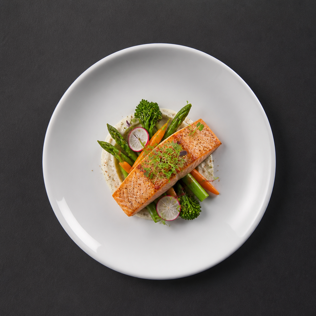 White Porcelain Coupe Plates 180mm for Catering & Hospitality