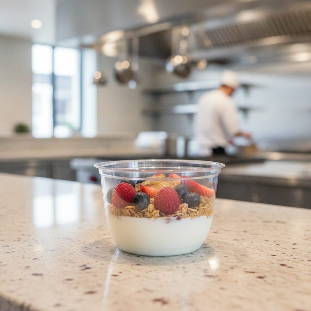 rPET Clear Deli Pots 4oz to 16oz for Snacks & Desserts