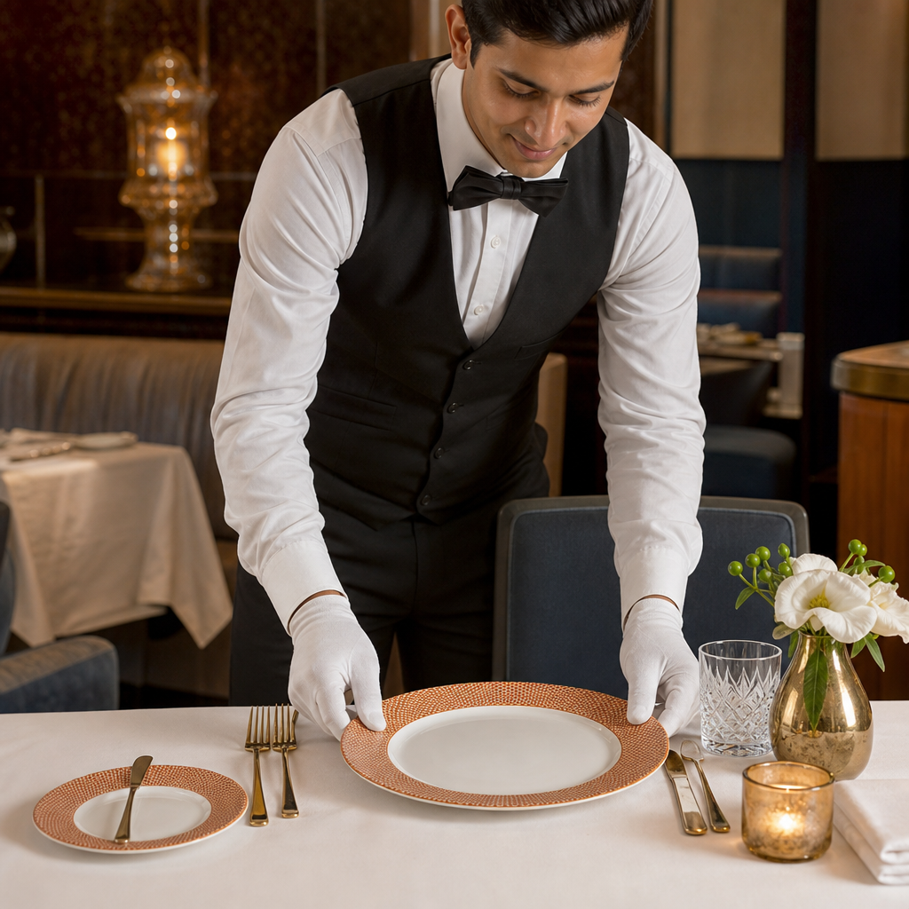 Plates 300mm Bone China for Elegant Dining (Pack of 12)