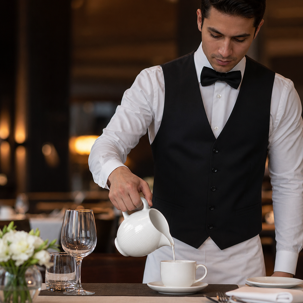 Alumina Vitrified Ceramic Jug 285ml for Fine Dining Service (Pack of 12)