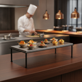 Stainless Steel Rectangular Riser 610x280mm for Foodservice Presentation