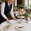 Hand-Painted Plates 275mm Ceramic for Afternoon Tea (Pack of 12)