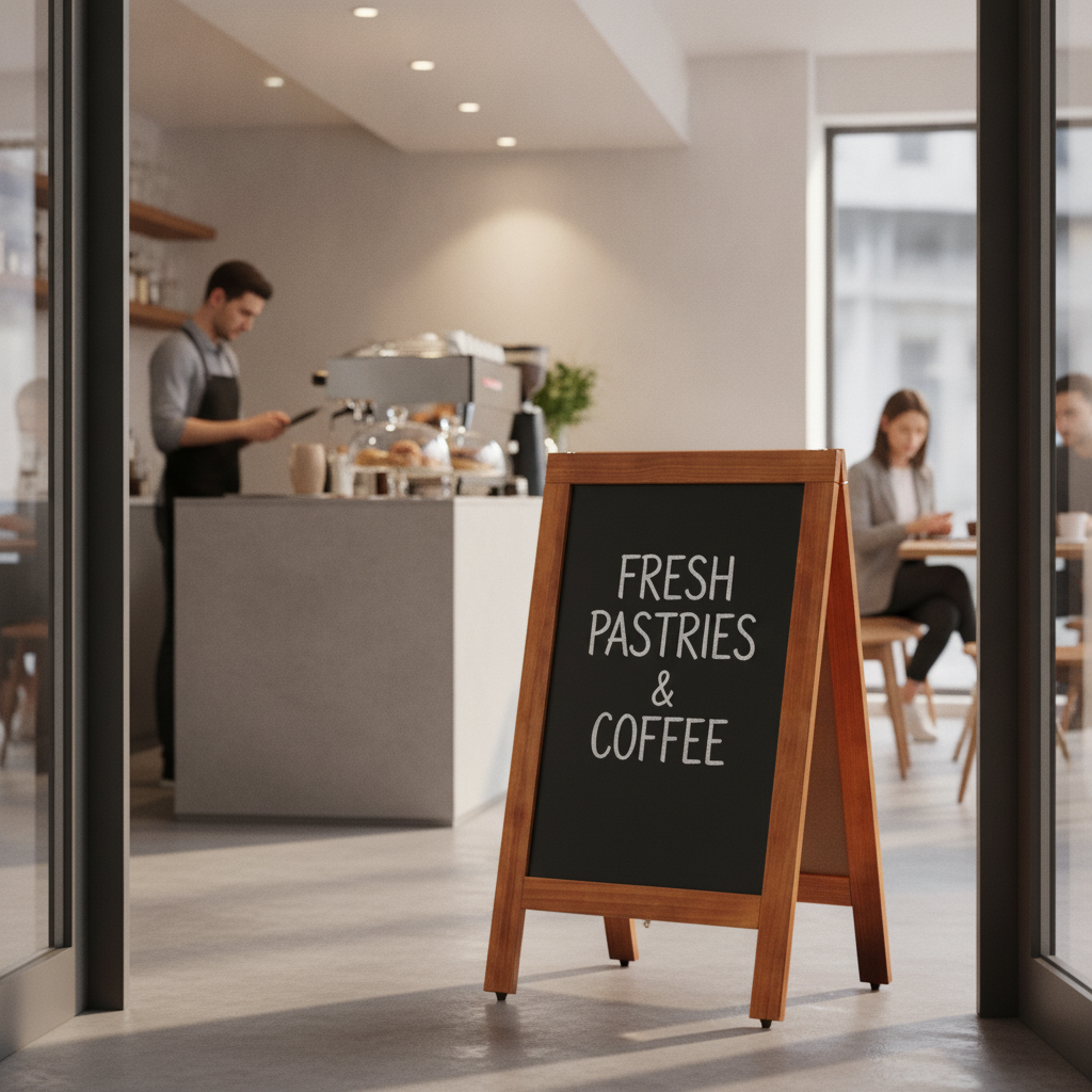 Wood Pavement Board 850 x 500mm for Cafés & Pubs