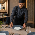 Deep Round Coupe Plates Vitrified Ceramic for Dining (Pack of 12)