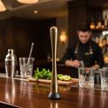 Gold Plated Stainless Steel Cocktail Muddler 23cm for Bartenders