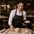 Saucers 125mm Sandstone China for Restaurants & Cafés (Pack of 12)
