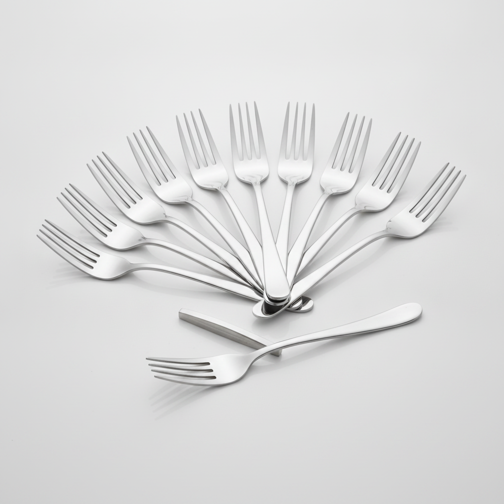 18/10 Stainless Steel Cocktail Forks for Bar Service (Pack of 12)