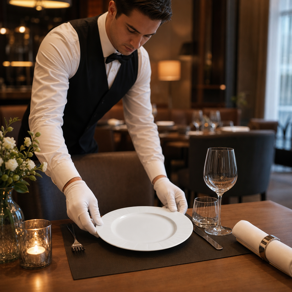 Rim Plates 202.5mm Ceramic for Upscale Dining (Pack of 24)