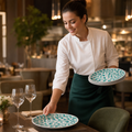 Alumina Coupe Plates 252.5mm Vitrified Ceramic for Hospitality (Pack of 12)