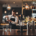 Plastic Black Solo Measure 159mm for Professional Bartenders