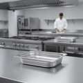 201 Stainless Steel 1/2 Gastronorm Tray 40mm for Commercial Use