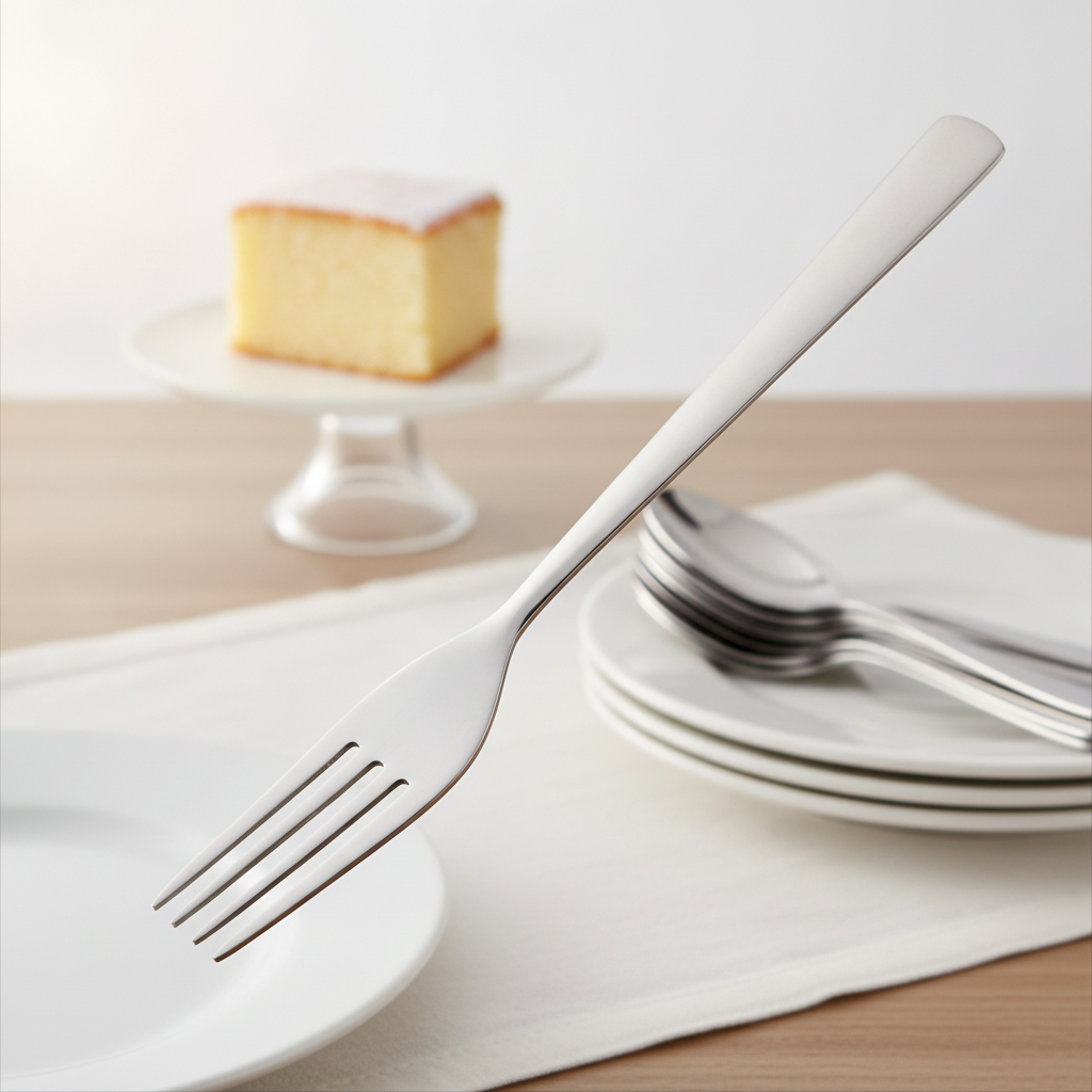 18/10 Stainless Steel Cake Forks for Catering & Hospitality (Pack of 12)
