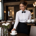 Coffee Saucers 140mm Bone China for Hotels & B&Bs (Pack of 12)