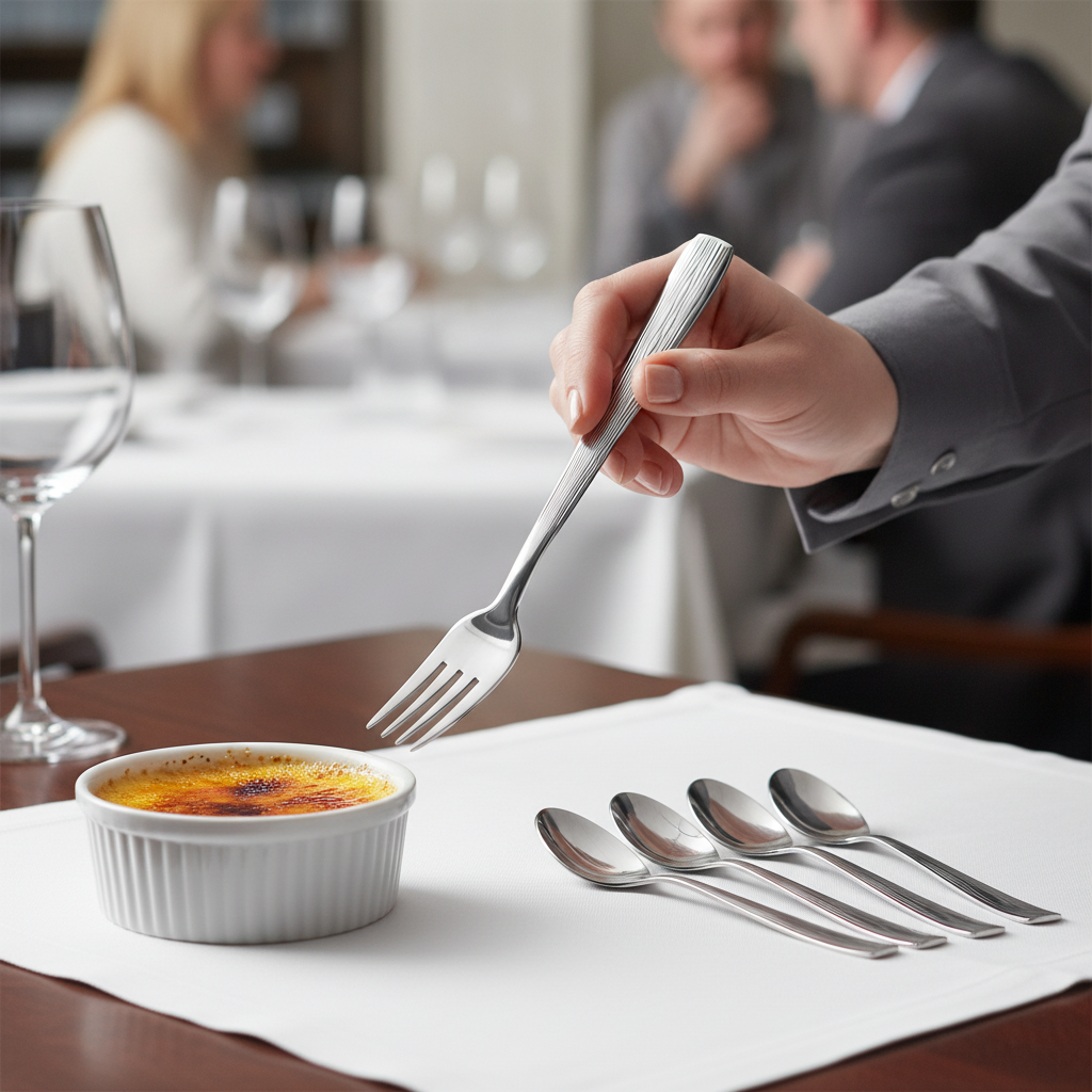 Stainless Steel Dessert Forks for Elegant Dining (Pack of 12)
