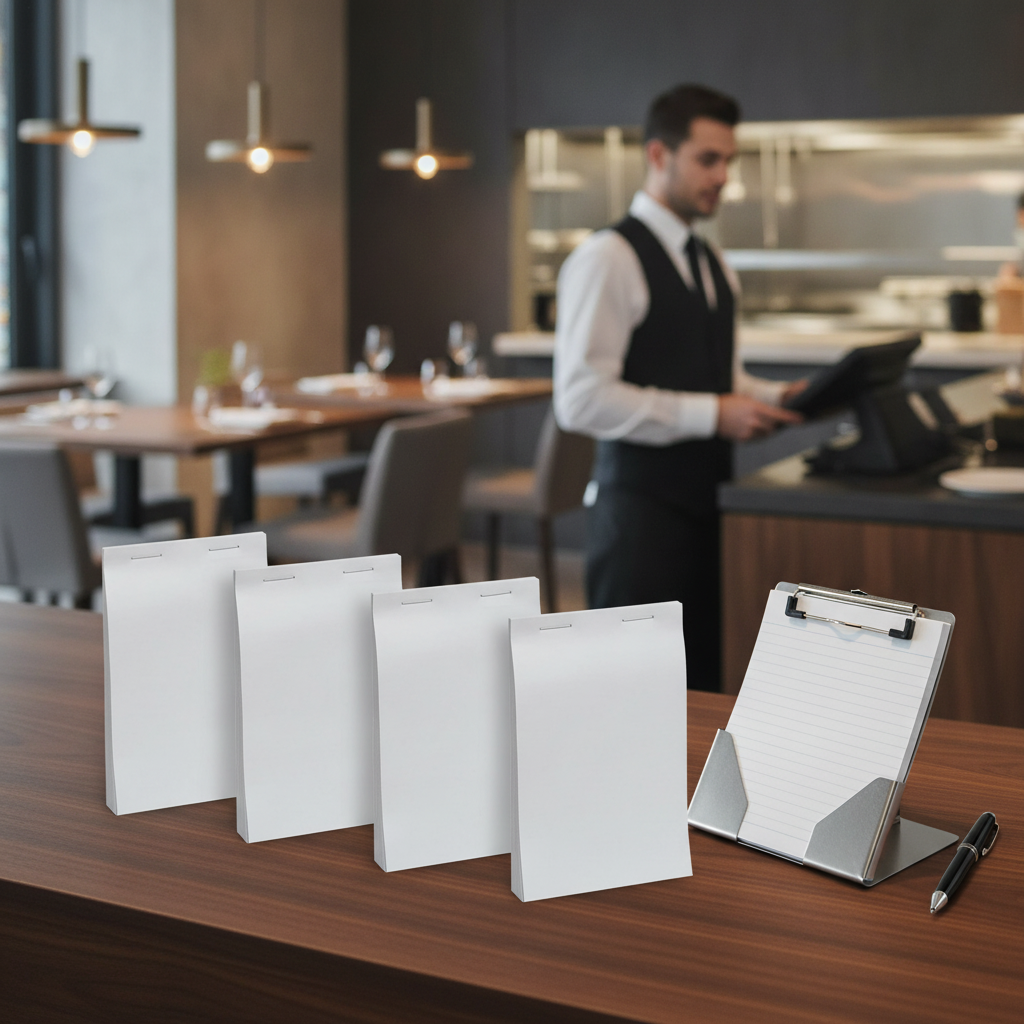 Paper Restaurant Waiter Pads for Efficient Order Management (Pack of 50)