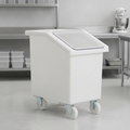 Polyethylene Mobile Ingredient Bin 90L for Commercial Use