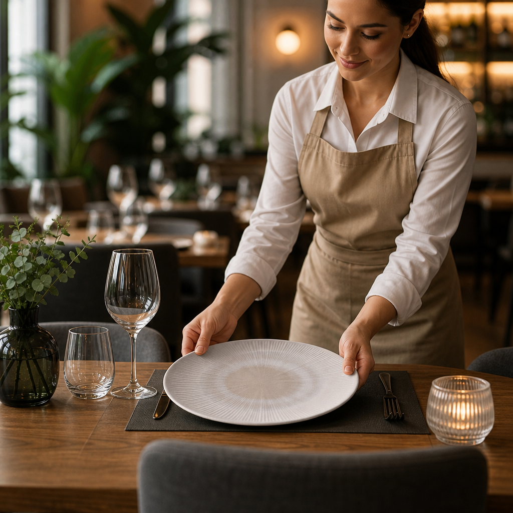 Dinner Plates Pink Round 260mm Pink Melamine for Restaurants & Catering