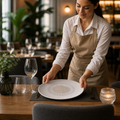 Dinner Plates Pink Round 260mm Pink Melamine for Restaurants & Catering