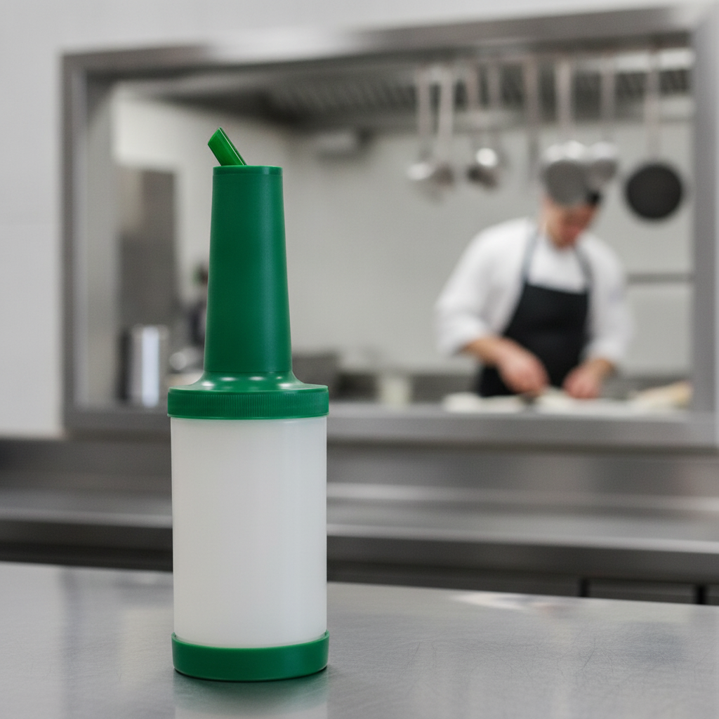 Plastic Save & Pour Professional Bottle 946ml for Easy Pouring
