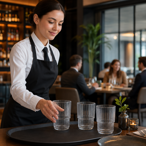 BPA-Free Plastic Clear Drinking Cups 300ml for Bars & Clubs (Pack of 48)
