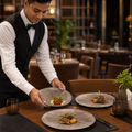 Coupe Plates Brown Vitrified Ceramic for Dining (Pack of 12)