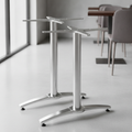 Aluminium Twin Leg Table Base 590x590mm for Modern Dining Spaces (Pack of 2)