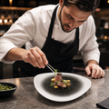 Raku Triangle Bowls in Quartz Black for Elegant Dining
