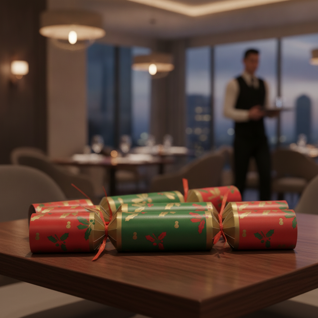 Paper Christmas Crackers 12 inches for Festive Gatherings (Pack of 25)