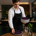 Alumina Round Stacking Trays 165mm Vitrified Ceramic for Hospitality (Pack of 12)