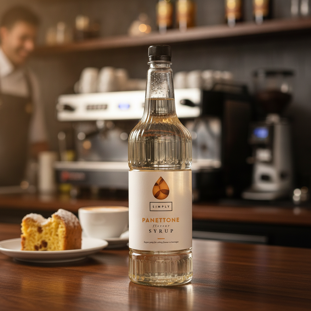 Clear Panettone Syrup 1L for Coffee and Desserts