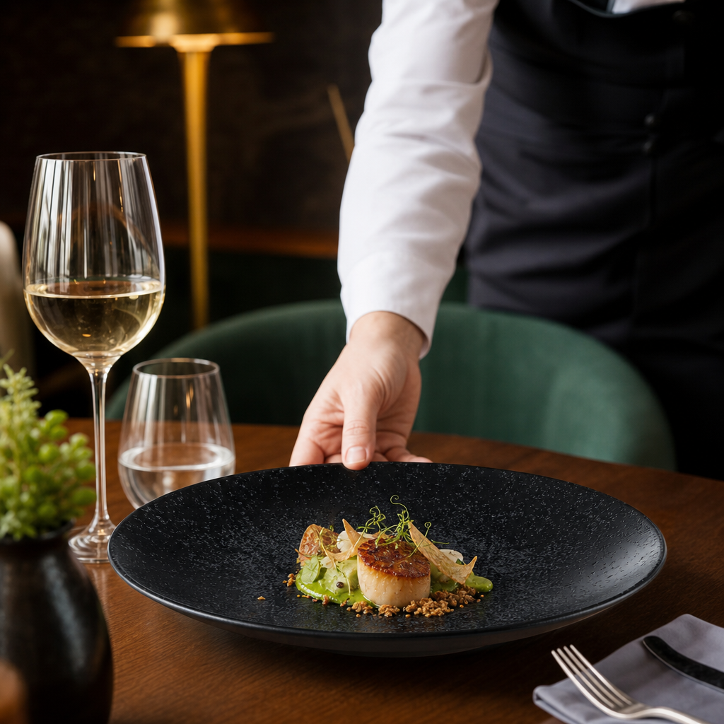 Ash Coupe Plates 270mm Porcelain for Dining Establishments (Pack of 6)
