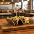 Stainless Steel Taco Holder 115x135mm for Easy Serving