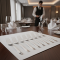 18/10 Stainless Steel Serving Forks for Table Service (Pack of 12)