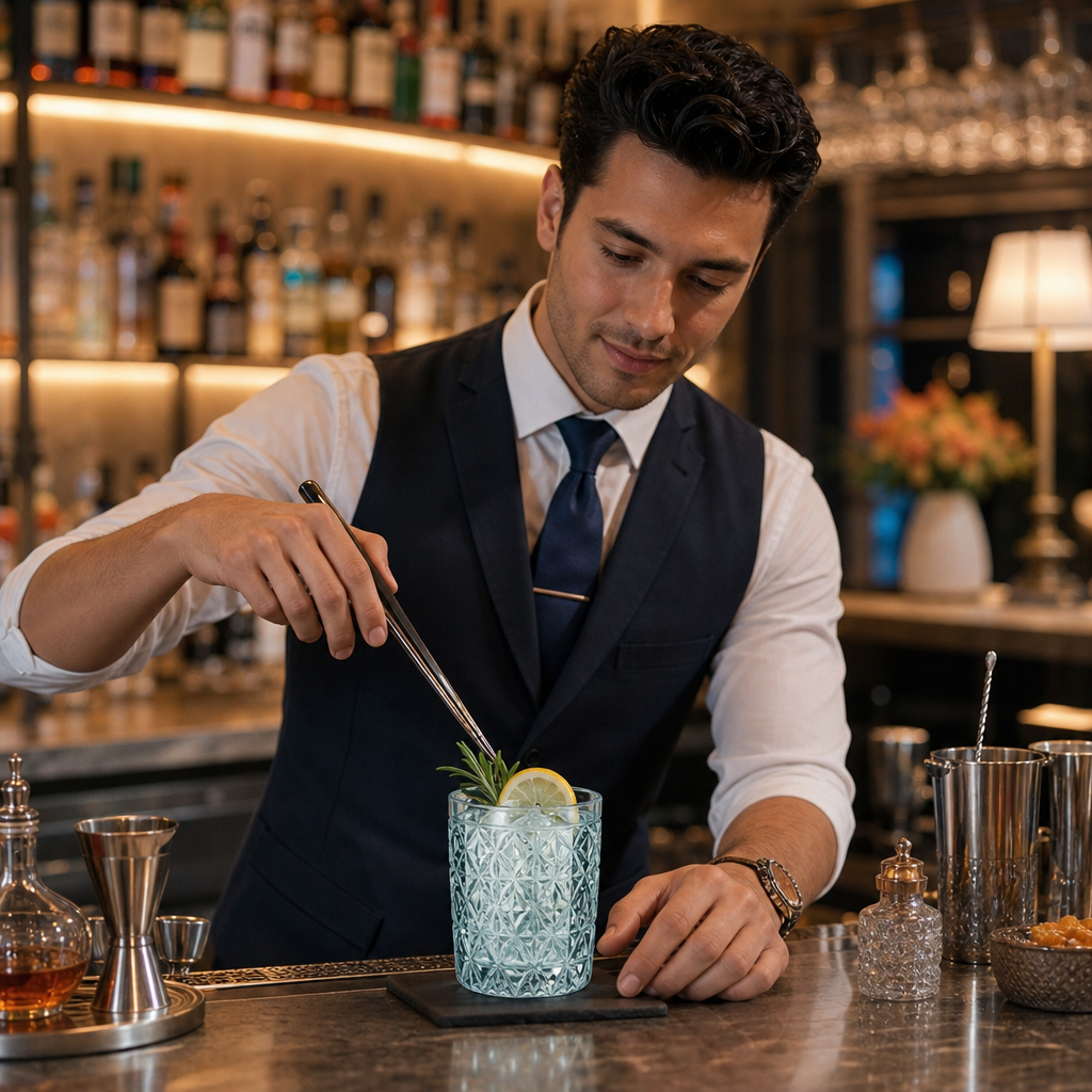 Soda Lime Blue Tumblers 300ml for Creative Cocktail Service (Pack of 6)