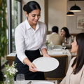 Plates 260mm White Vitrified Ceramic for Elegant Dining (Pack of 12)