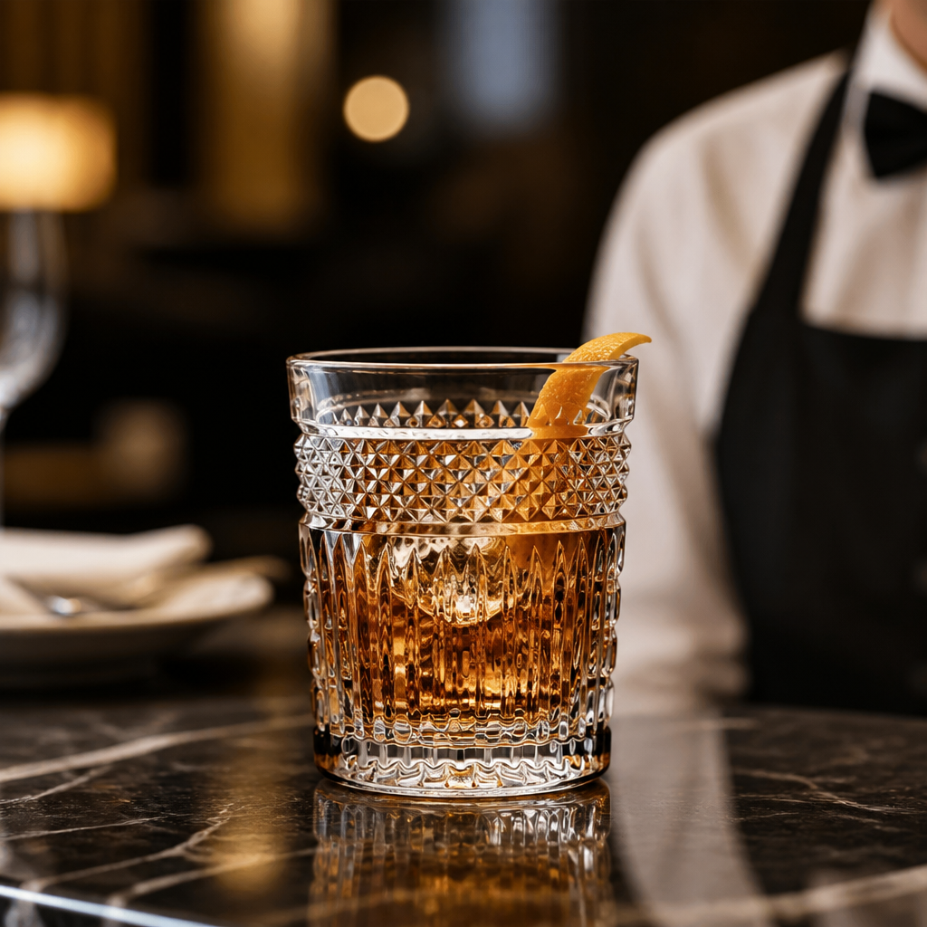 Glass Double Old Fashioned Glasses 350ml for Bars & Pubs (Pack of 6)