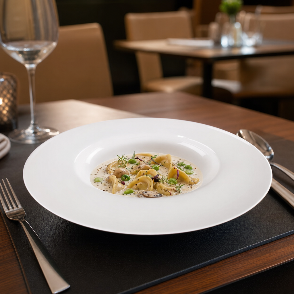 Porcelain Pasta and Soup Bowls 254mm for Restaurants and Hotels