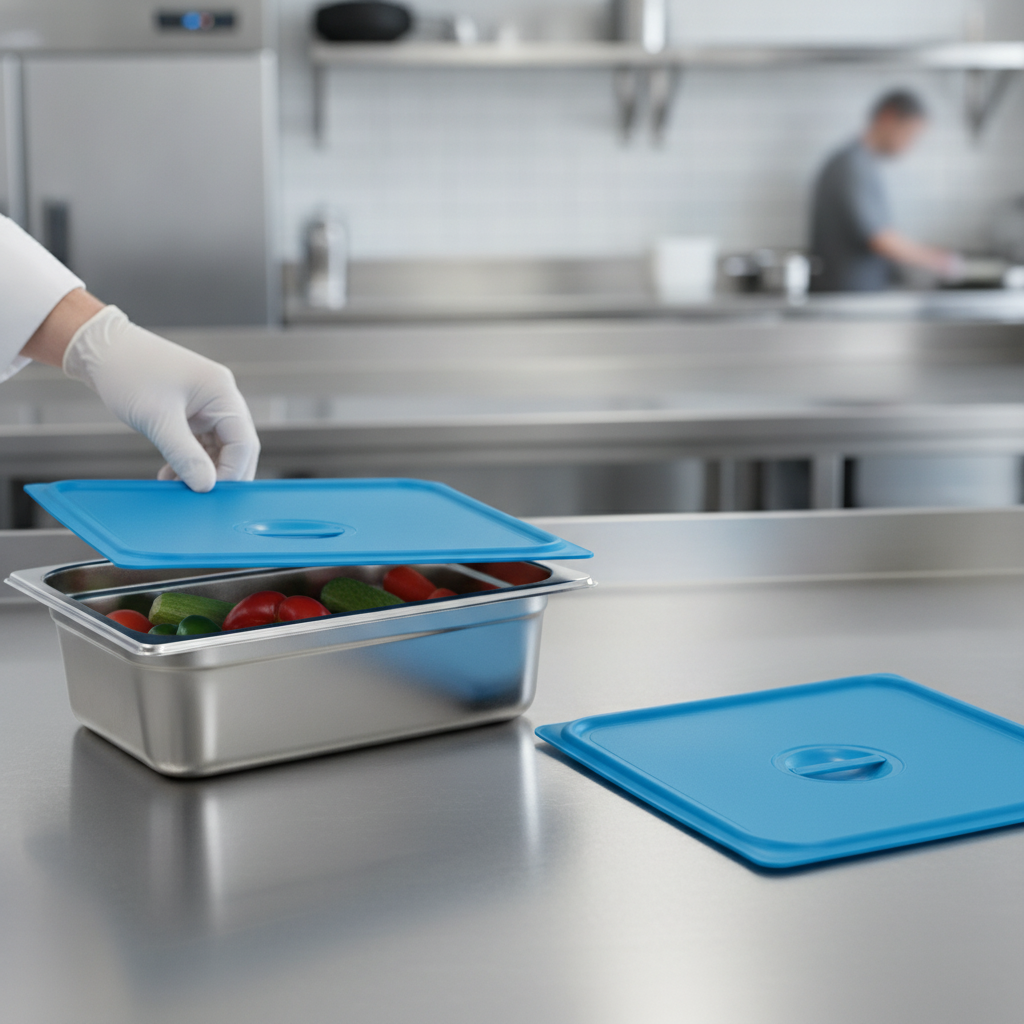 Polypropylene Seal Lid 1/2 GN for Food Safety Management