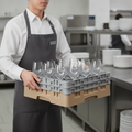 Polypropylene Dishwasher Rack for Safe Glassware Transport