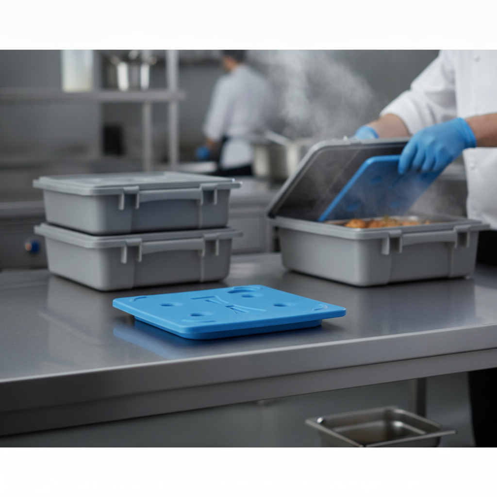 Polyethylene Cold Plate for Food Transport Boxes